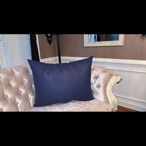 Dark blue oversized pillow